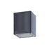 ^GU10  SQUARE CEILING LUMINAIRE 230V AC DARK GREY IP65 GU10 MAX.35W